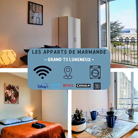 Les Apparts De Marmande - Grand T3 Lumineux Exterior photo